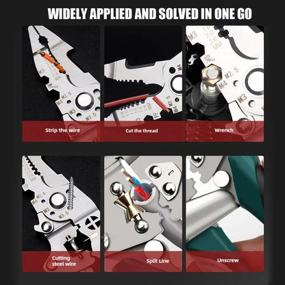 16 in 1 Multi Tool Plier – Durable Compact Iron Tool