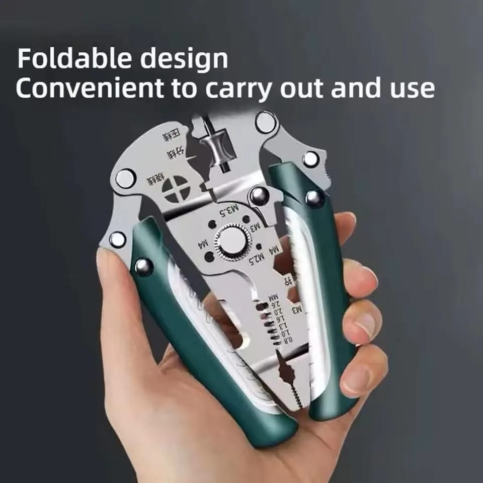 16 in 1 Multi Tool Plier – Durable Compact Iron Tool