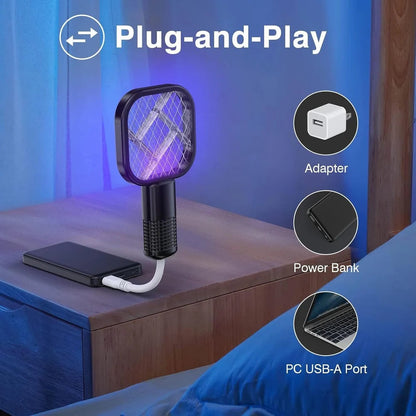 USB Rechargeable UV Mosquito Killer Racket