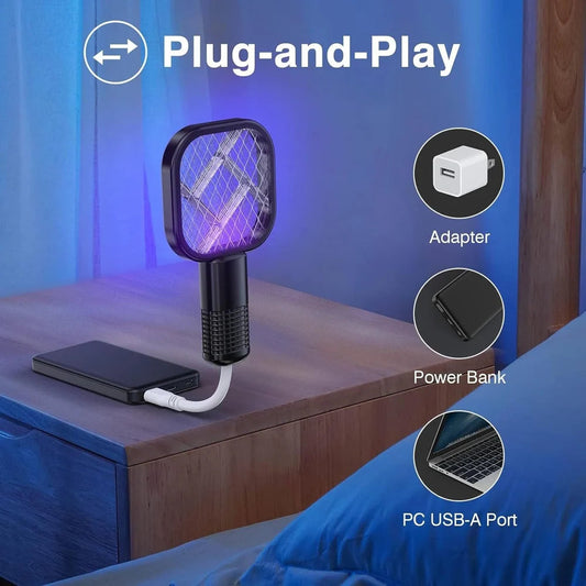 USB Rechargeable UV Mosquito Killer Racket