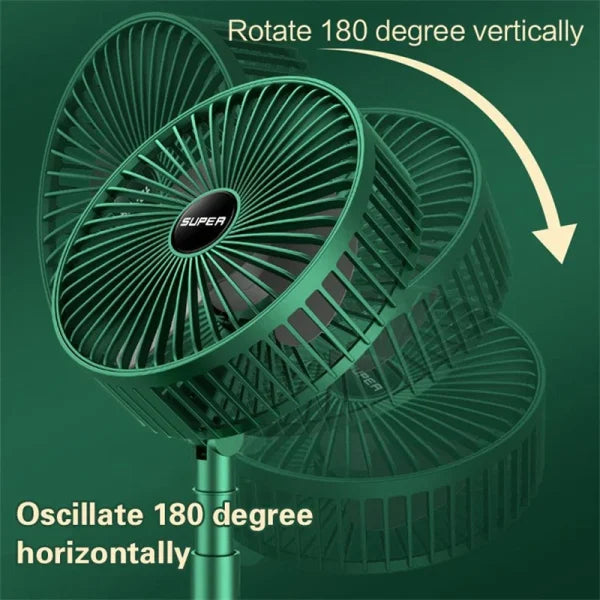 Mini Rechargeable Folding Table Fan