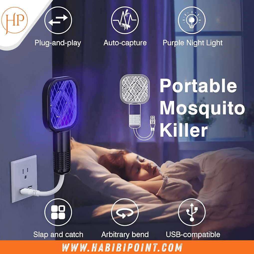 USB Rechargeable UV Mosquito Killer Racket