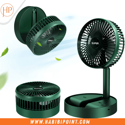 Mini Rechargeable Folding Table Fan