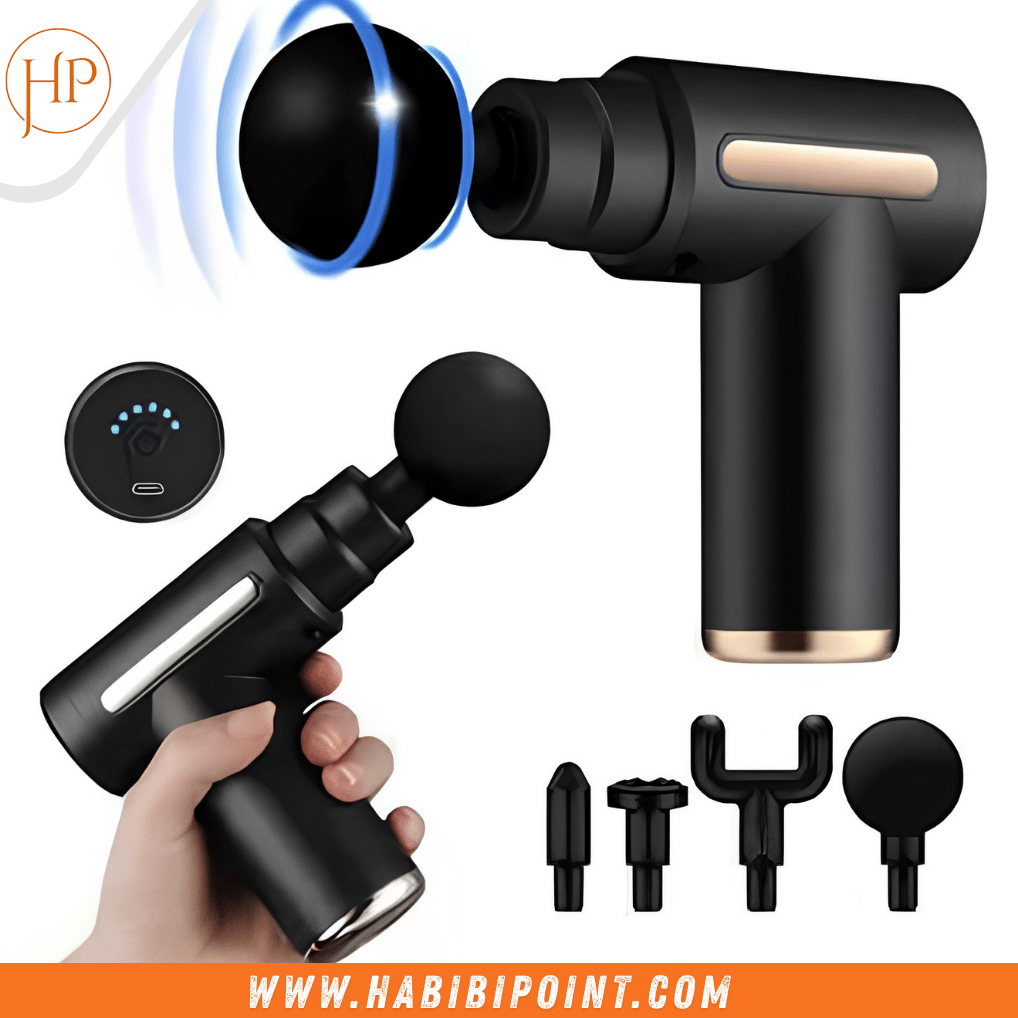 Deep Tissue fascial massager with 4 massage/ Muscle Massage Gun