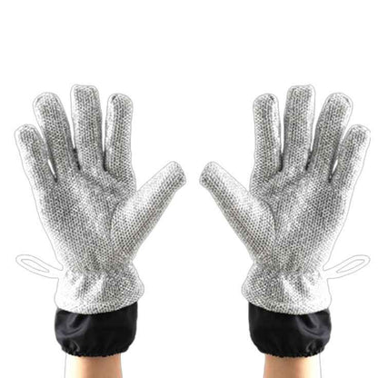 Aluminum Wire Mesh Kitchen Cleaning Gloves